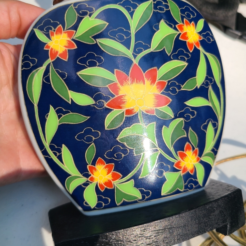Small Antique glass lamp